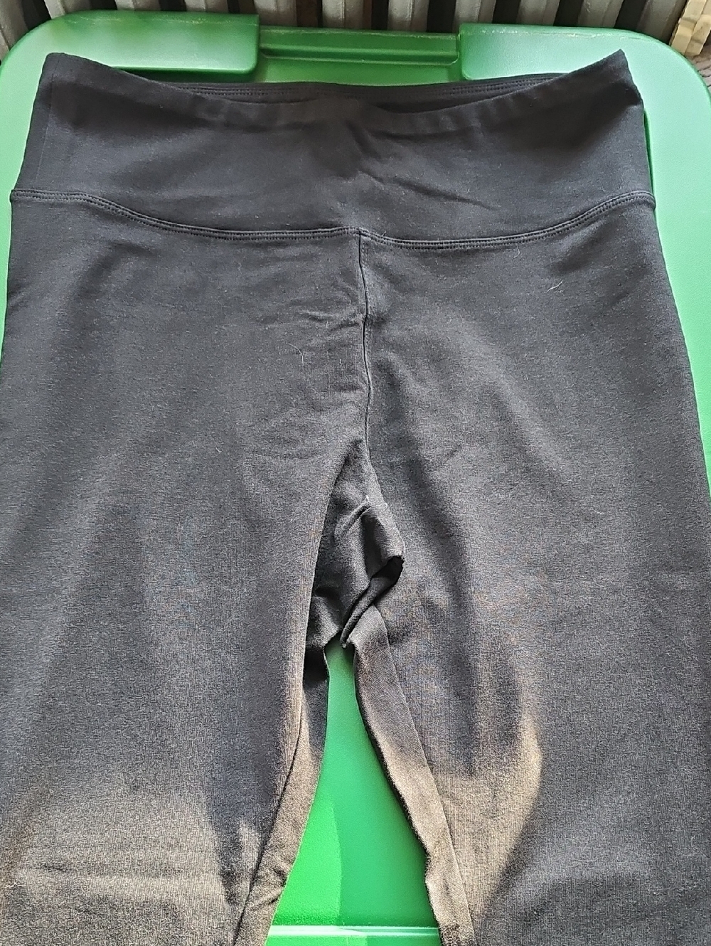 Express Black Cotton Blend Leggings